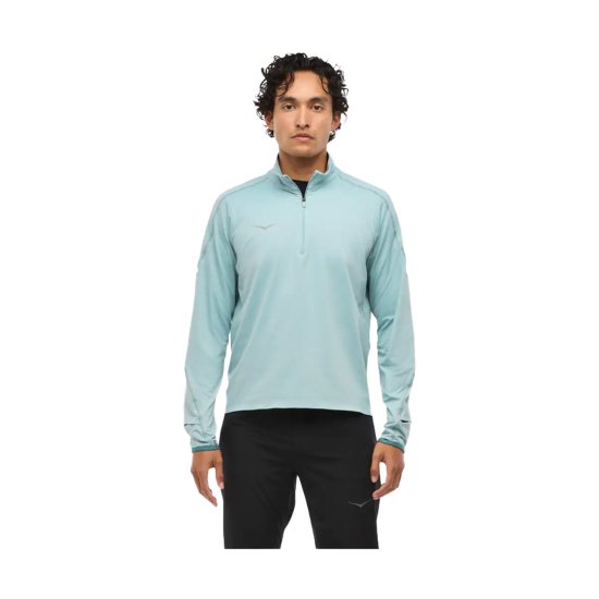 HOKA - HAUT MANCHES LONGUES DEMI-ZIP GLIDETECH HOMME
