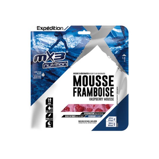 MX3 - DESSERT LYOPHILISÉ - MOUSSE AUX FRAMBOISES