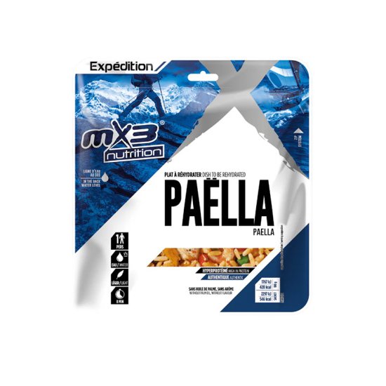 MX3 - PLAT LYOPHILISÉ - PAËLLA AU POULET