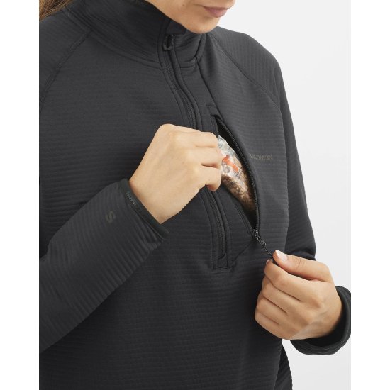 SALOMON - POLAIRE ESSENTIAL LIGHTWARM DEMI-ZIP FEMME