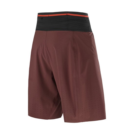 SALOMON - Pantaloncino S/LAB Ultra 2 in 1 da uomo Cioccolato Decadente