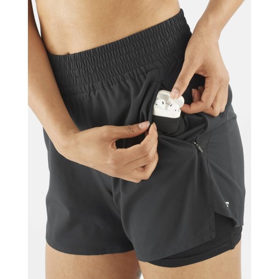 SALOMON - Pantaloncino SHKout CORE 2-in-1 4\" donna