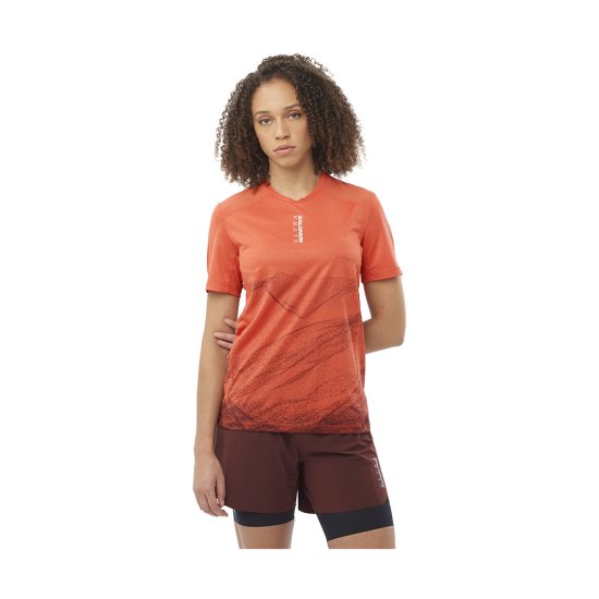 SALOMON - T-shirt S/Lab ultra Aop femme