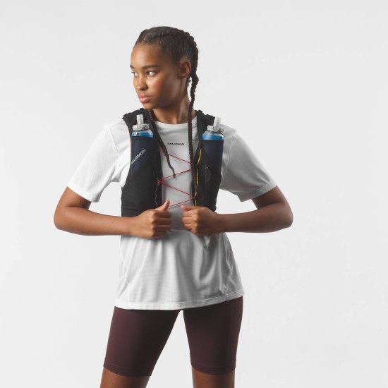 SALOMON - SAC D'HYDRATATION ADV SKIN 5 RACE FLAG AVEC FLASQUES