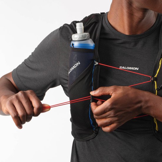 SALOMON - SAC D'HYDRATATION ADV SKIN 5 RACE FLAG AVEC FLASQUES