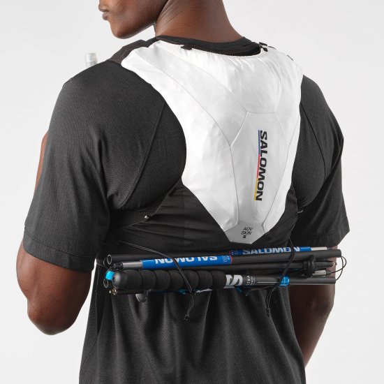 SALOMON - SAC D'HYDRATATION ADV SKIN 5 RACE FLAG AVEC FLASQUES