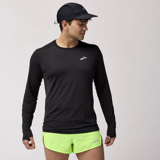 BROOKS - T-shirt a maniche lunghe Atmosphere 3.0 uomo