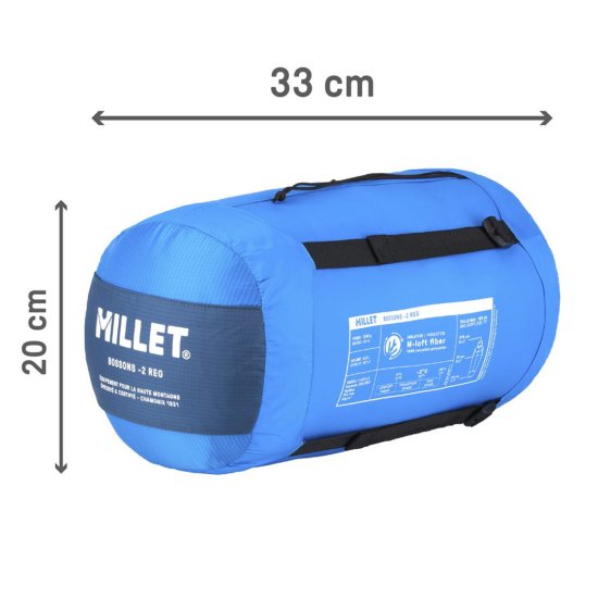 MILLET - SAC DE COUCHAGE BOSSONS -2° LONG