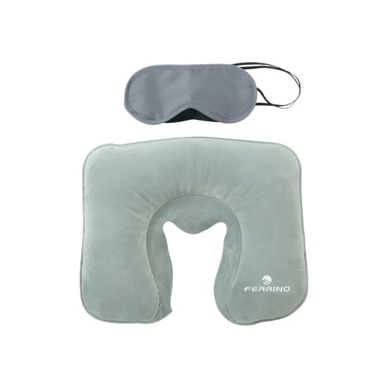 FERRINO - OREILLER DE VOYAGE + MASQUE POUR LES YEUX