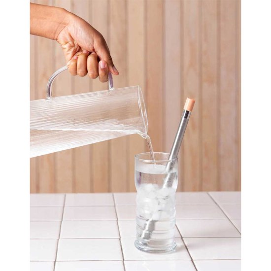 LIFESTRAW - Paille filtrante en acier avec étui de transport