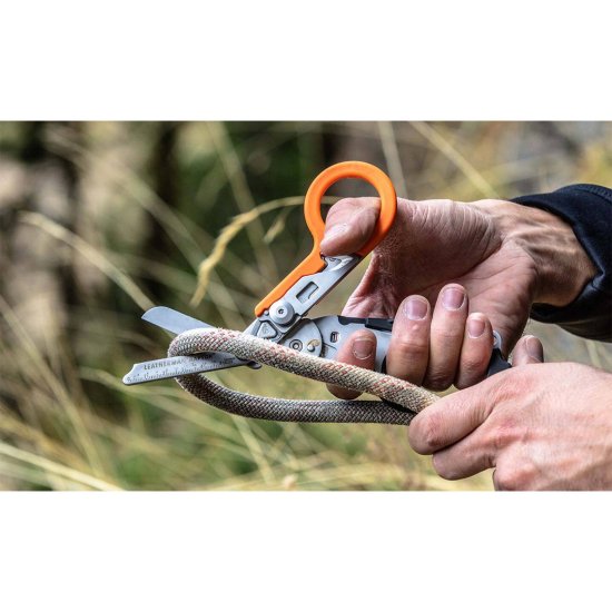 LEATHERMAN - CISEAUX RAPTOR NOIR ORANGE EN BOITE