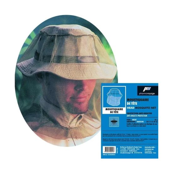 PHARMAVOYAGE - MOUSTIQUAIRE DE TÊTE