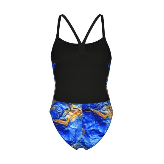 ARENA - COSTUME INTERO GOLD LEAVES DONNA