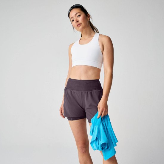 BROOKS - PANTALONCINI HIGH POINT 3" 2 IN 1 2.0 DONNA