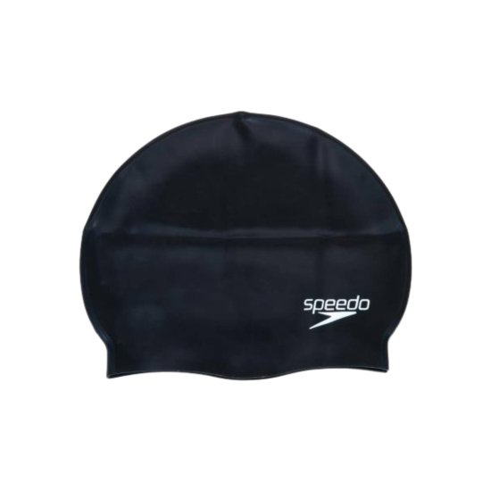 SPEEDO - BONNET DE BAIN FLAT SILICONE P12 NOIR