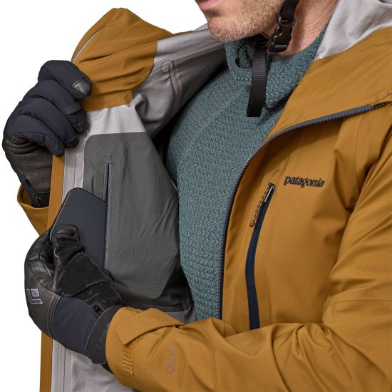 PATAGONIA - VESTE STORMSTRIDE HOMME OCRE