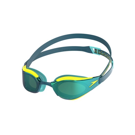 SPEEDO - Lunettes de natation Fastskin Hyper Elite Miroir vert/jaune