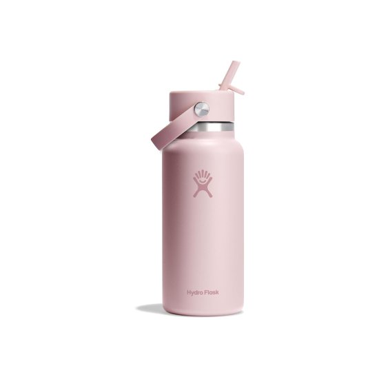 HYDRO-FLASK - GOURDE 32 OZ WIDE MOUTH AVEC PAILLE TRILLIUM