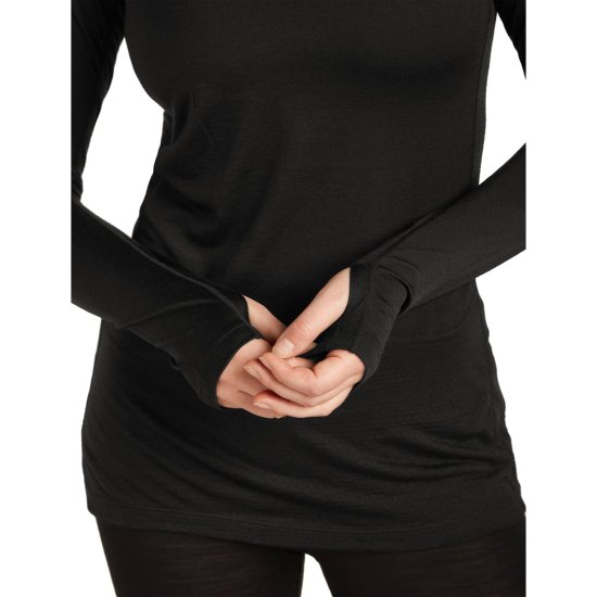 ICEBREAKER - T-SHIRT ZONEKNIT MANICHE LUNGHE MERINO 125 DONNA