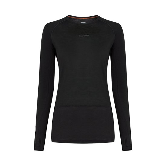 ICEBREAKER - T-SHIRT ZONEKNIT MANICHE LUNGHE MERINO 125 DONNA