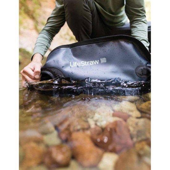 LIFESTRAW - POCHE À EAU FILTRANTE PEAK SERIES GRAVITY AVEC ÉLIMINATION DES VIRUS