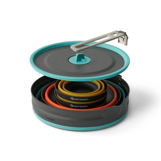 SEA TO SUMMIT - SET DE CUISINE PLIABLE ULTRA LIGHT FRONTIER ONE POT COOK 5 PIÈCES