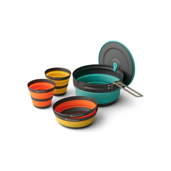 SEA TO SUMMIT - SET DE CUISINE PLIABLE ULTRA LIGHT FRONTIER ONE POT COOK 5 PIÈCES
