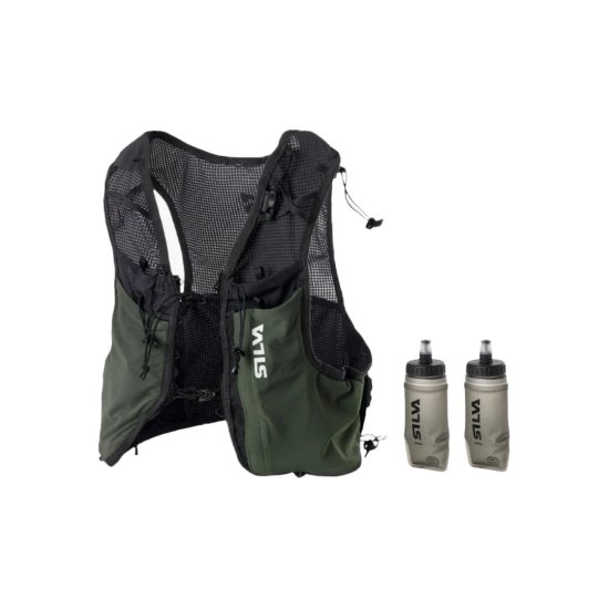 SILVA - Sac d'hydratation Strive 5 vert avec flasques