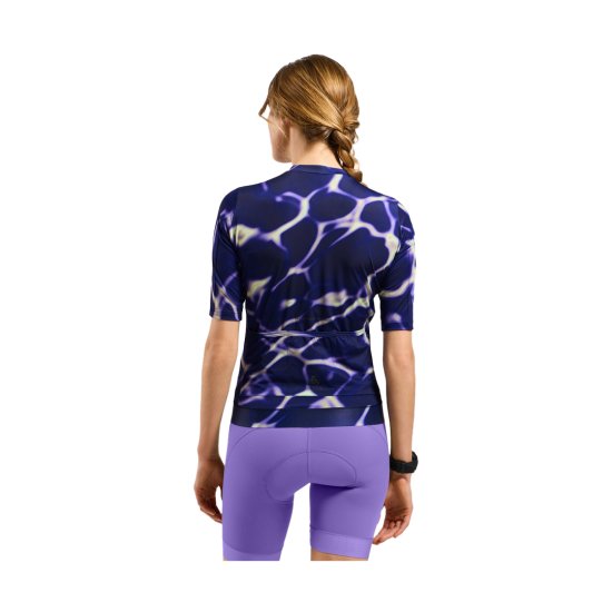 ODLO - MAILLOT DE CYCLISME IMPRIMÉ ZEROWEIGHT PRO FEMME