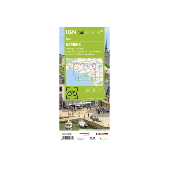 IGN - CARTE TOP100 D56 - MORBIHAN