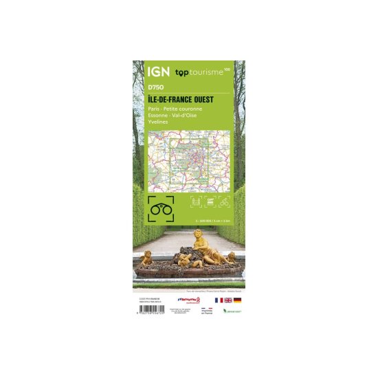 IGN - TOP100D75O - ÎLE-DE-FRANCE OUEST PARIS - PETITE COURONNE - ESSONNE - VAL-D'OISE - YVELINES