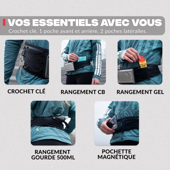 SHAPEHEART - Ceinture de sport magnétique