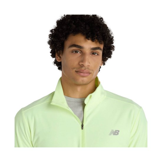 NEW BALANCE - Maglia Space Dye 1/4 Zip da uomo