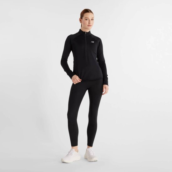 NEW BALANCE - Polaire Athletics Heat Grid 1/2 Zip femme