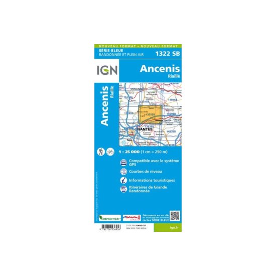 IGN - CARTE ANCENIS RIAILLÉ