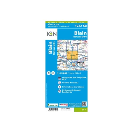 IGN - CARTE BLAIN  ET NORT-SUR-ERDRE