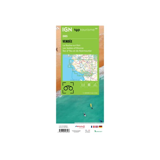 IGN - CARTE TOP100 D85 - VENDÉE