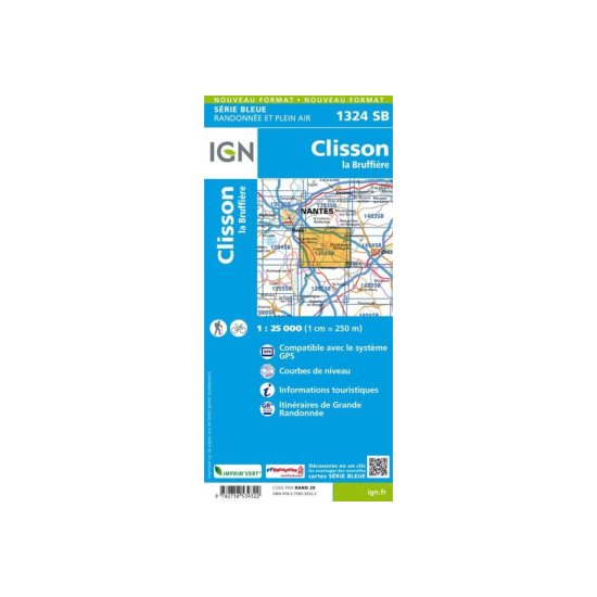 IGN - Carte Clisson La Bruffière