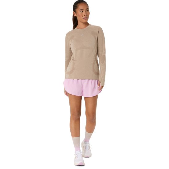 ASICS - Maglietta a maniche lunghe senza cuciture Road donna