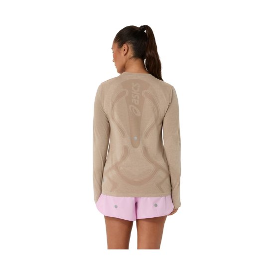 ASICS - Maglietta a maniche lunghe senza cuciture Road donna