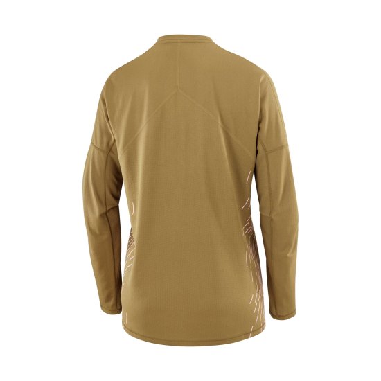 SALOMON - T-SHIRT SENSE AERO GFX MANICHE LUNGHE DONNA