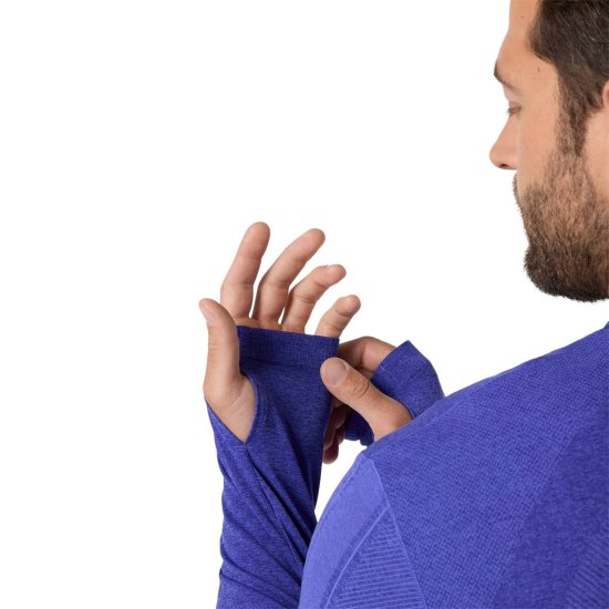 ASICS - T-SHIRT ROAD SENZA CUCITURE MANICHE LUNGHE UOMO