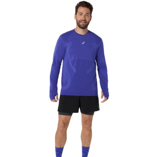 ASICS - T-SHIRT ROAD SENZA CUCITURE MANICHE LUNGHE UOMO