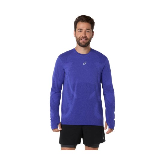 ASICS - T-SHIRT ROAD SENZA CUCITURE MANICHE LUNGHE UOMO