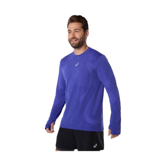 ASICS - T-SHIRT ROAD SENZA CUCITURE MANICHE LUNGHE UOMO