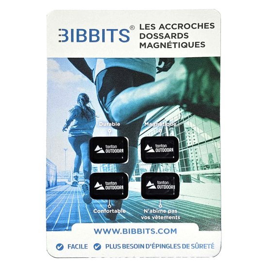 TONTON OUTDOOR - Porte dossard Magnétique