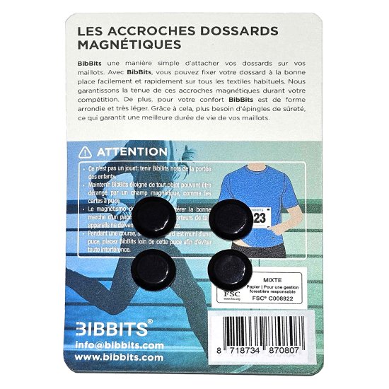 TONTON OUTDOOR - Porte dossard Magnétique