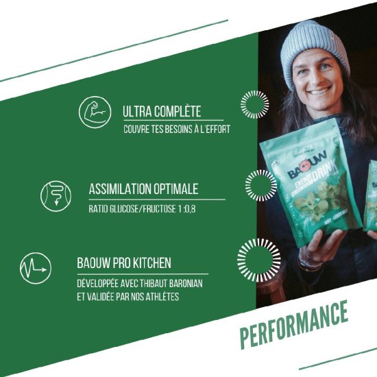 BAOUW - Boisson isotonic energy drink mix
