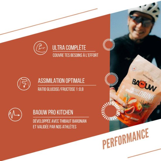 BAOUW - Boisson isotonic energy drink mix