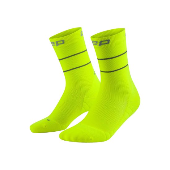 CEP - CHAUSSETTES PRO RUN REFLECTIVE MID CUT HOMME